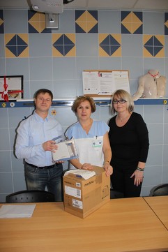 Předání odsávačky na dětské onkologii Brno