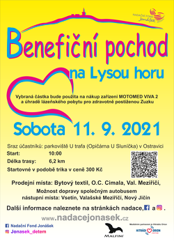 Benefiční pochod na Lysou horu  pro Zuzku 2021