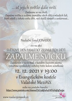 Zapalme svíčku 2021